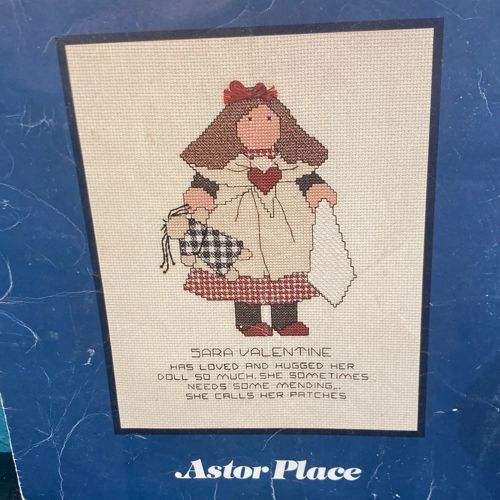 5for$10: 2 Vintage Lizzie High Cross Stitch Pattern ONLY Sara + Juliet Valentine